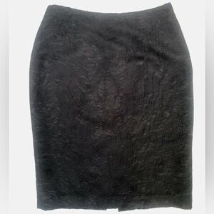 Sunny Choi textured black pencil skirt size 4